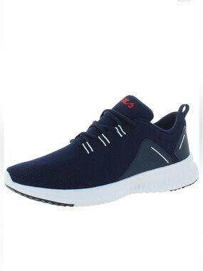 Fila Men's Navy Blue and White Athletic Sneakers Size 11